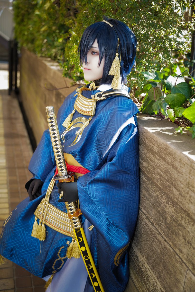 cos／三日月宗近 ⚠︎髪飾り逆⚠︎ 📷:@saisyukoutei_kj