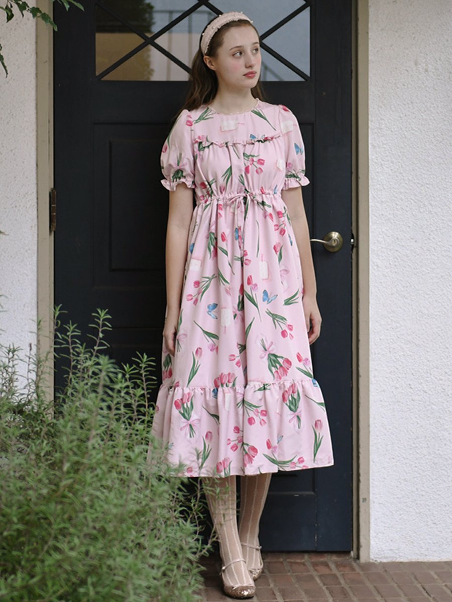 ≪ recommend ≫ 【 𝐹𝑎𝑖𝑟𝑦 𝑇𝑢𝑙𝑖𝑝ロングワンピース