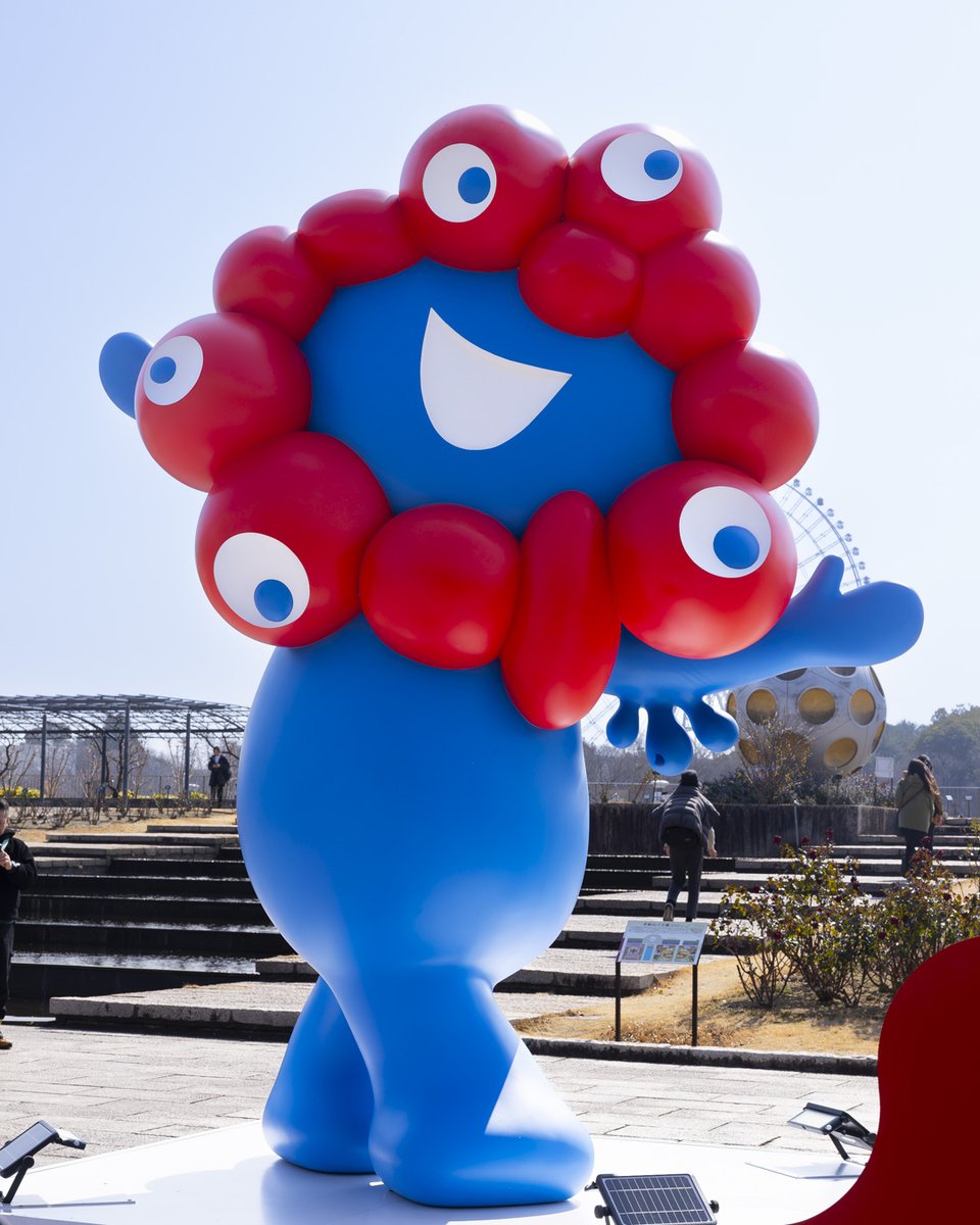 ミャクミャク モニュメント 「いらっしゃい」と「ワクワク」が #万博