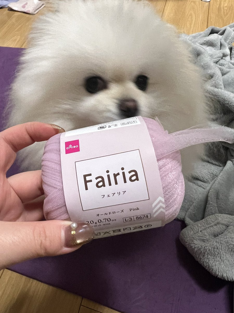 わーい🙌手に入った✨ なんか編むぞ〜❣️🥰