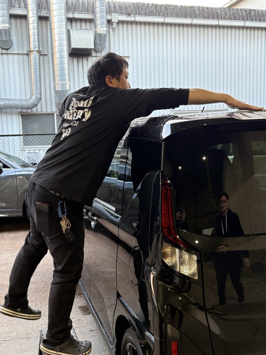 浜松からのDFで遊ぶ😁😍天面の初研磨😘 ツグニキに٩( 'ω' )و