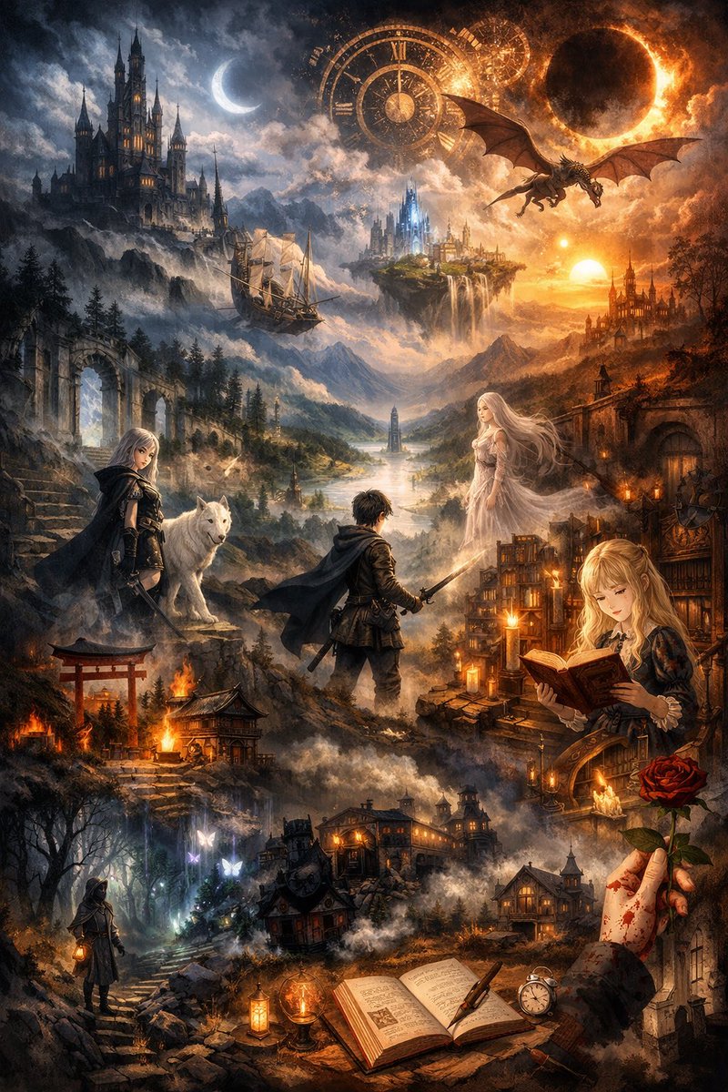 わたしのこれまで創作してきた小説の世界観や描写から私の作品世界を