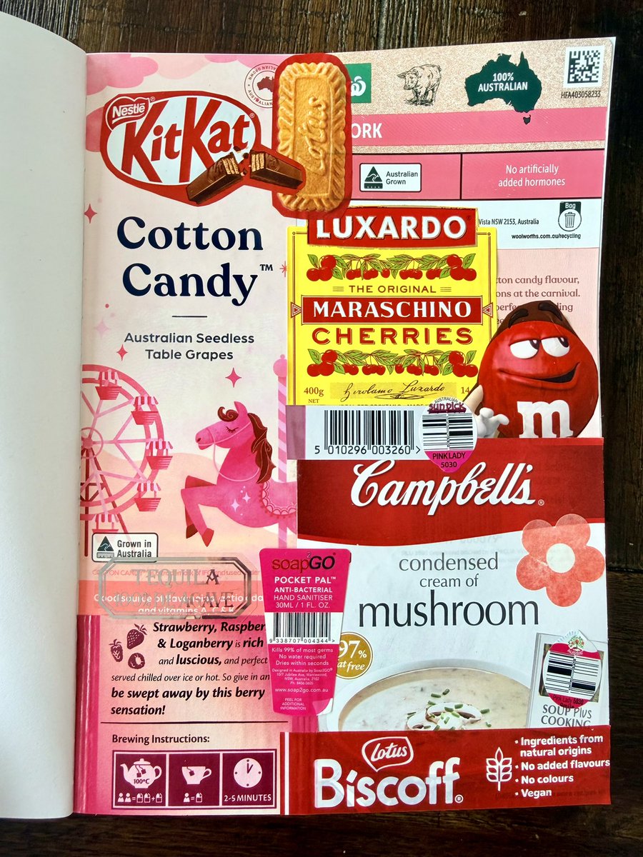 今日は買出しをしたので、赤いスーパーマーケット・ジャーナル