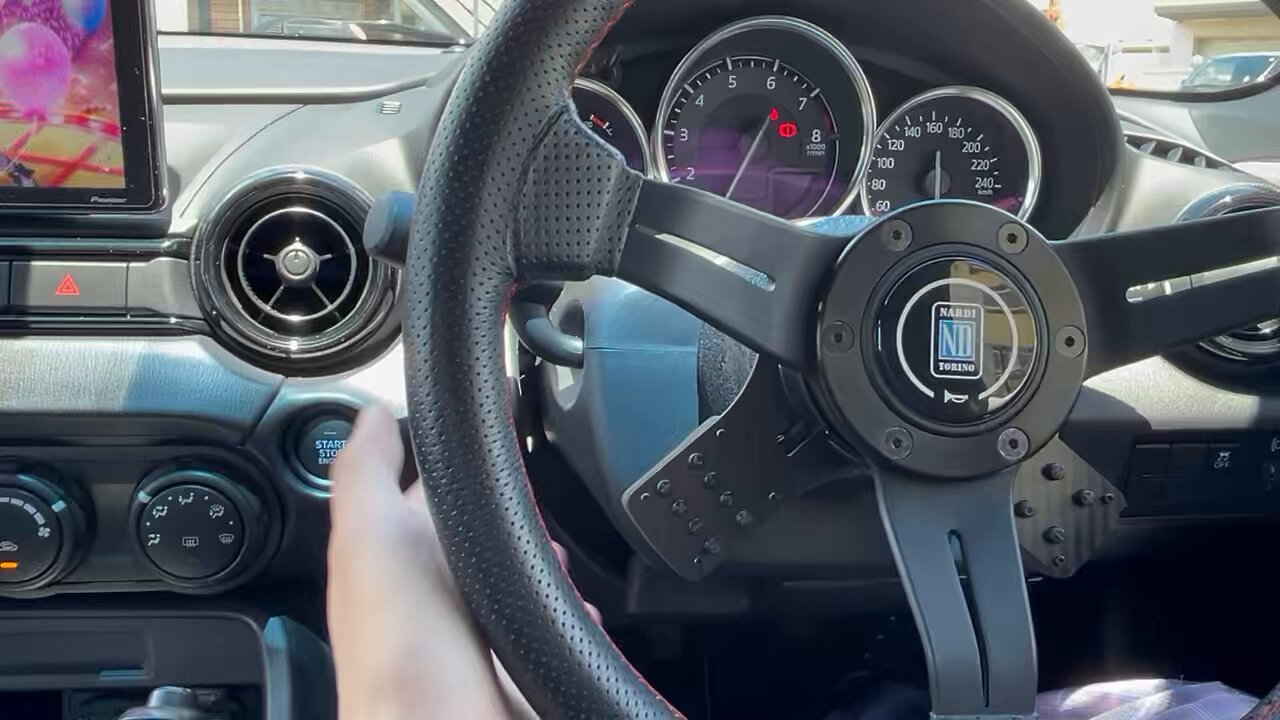 NDロードスター Joyfastステアリングスイッチ 移設ブラケット ND