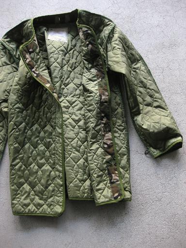 ink の様々なミリタリーファブリックで再構築したリメイクモッズコート