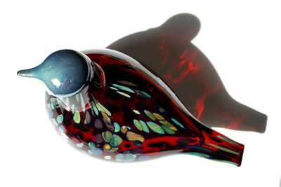iittal Birds by Toikka -Ruby bird red & cranberry : buckの気ままな