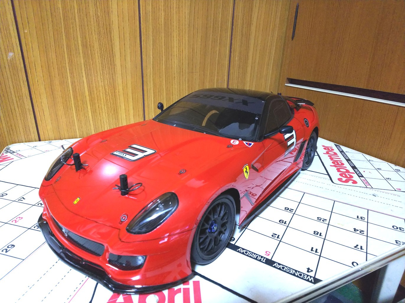 タミヤ 58506 フェラーリ 599X 本体キット Tamiya 58506 Ferrari 599XX