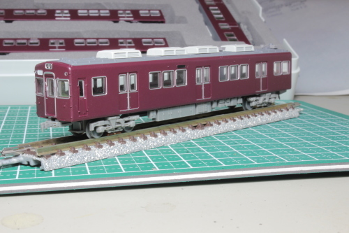 鉄道コレクション阪急5300系(原形)N化 その1 車番インレタ貼り①