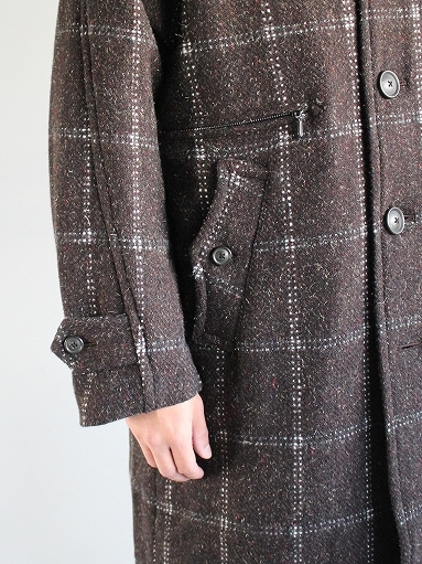 NEEDLES Balcollar Coat - Wool Tweed : 『Bumpkins putting on airs』