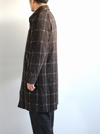 NEEDLES Balcollar Coat - Wool Tweed : 『Bumpkins putting on airs』