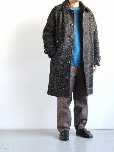 NEEDLES Balcollar Coat - Wool Tweed : 『Bumpkins putting on airs』