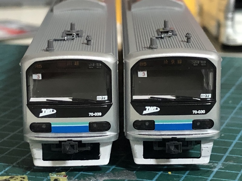Nゲージ加工]マイクロエース 70-000形りんかい線 TOMIX前面化 : MY模型工房