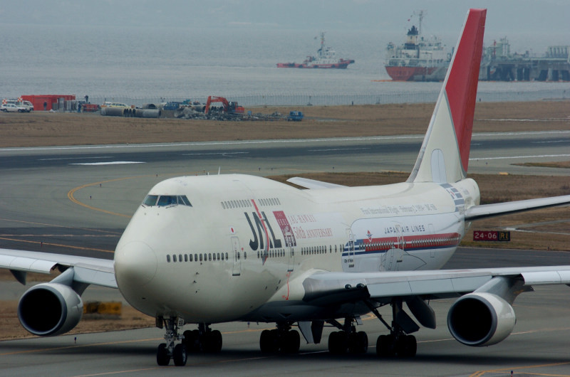 JAL国際線就航（ハワイ）50周年記念特別塗装機 : 写真と音楽の窓