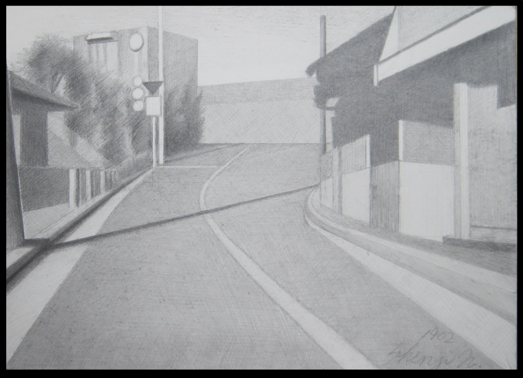 風景画 鉛筆画 風景画 鉛筆画
