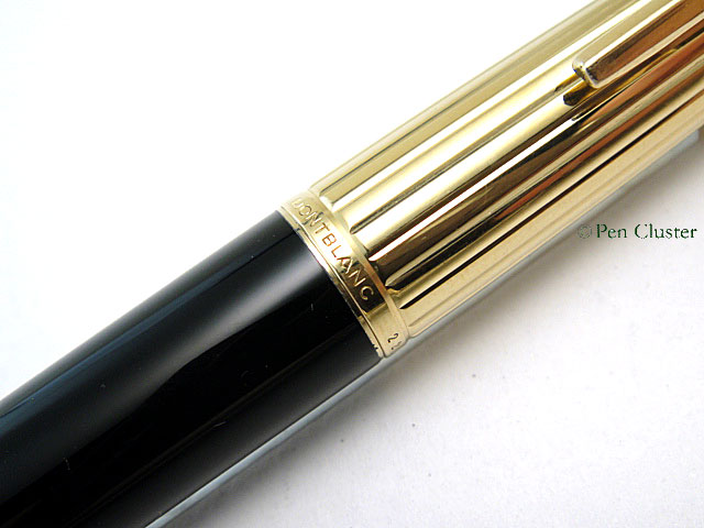 モンブラン 227 Heavy Line Stripe Gold Plate/Black - モンブラン