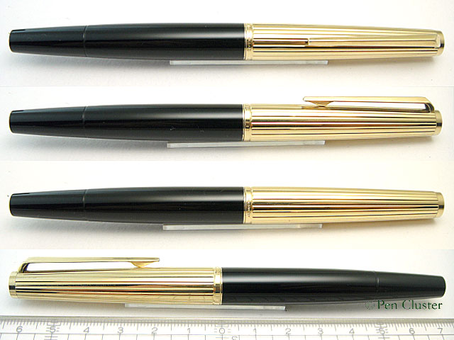 モンブラン 227 Heavy Line Stripe Gold Plate/Black - モンブラン