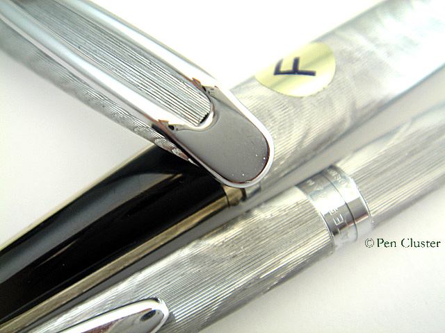 ウォーターマン CF Moire Cr Plate FP&Pencil Set - ウォーターマン