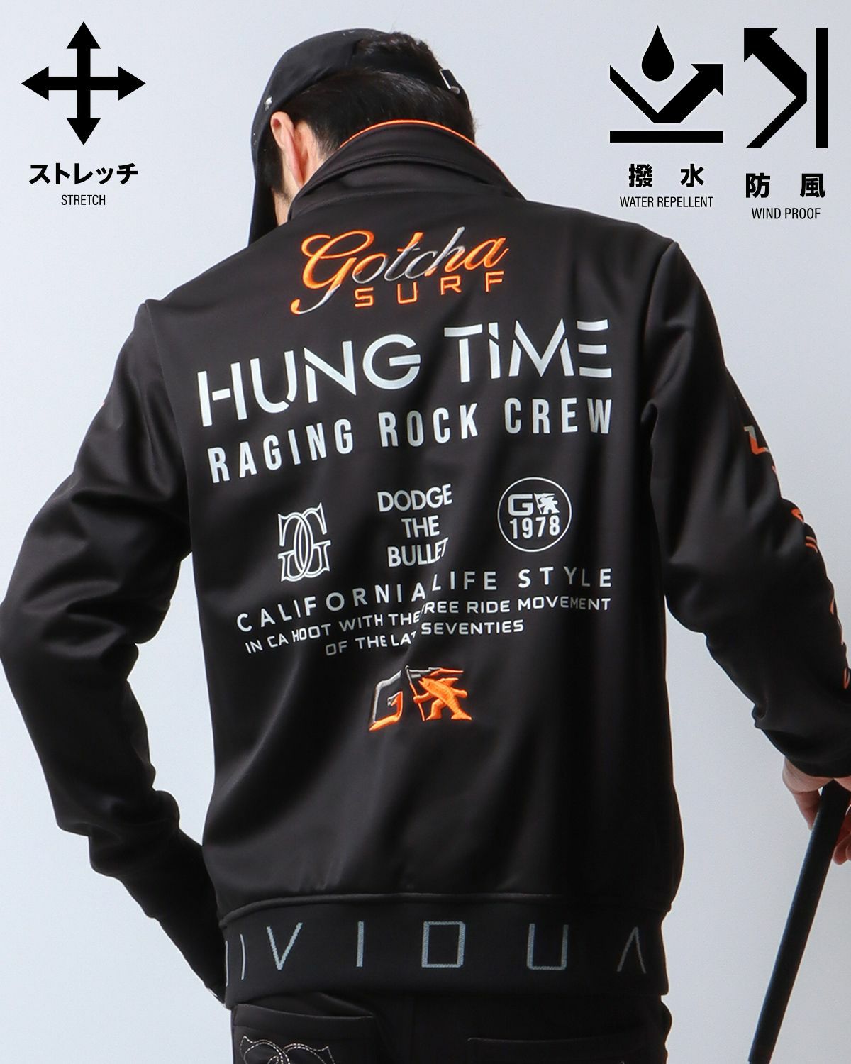 未使用 Gotcha golf L セットアップ ブラック スウェット上下 未使用