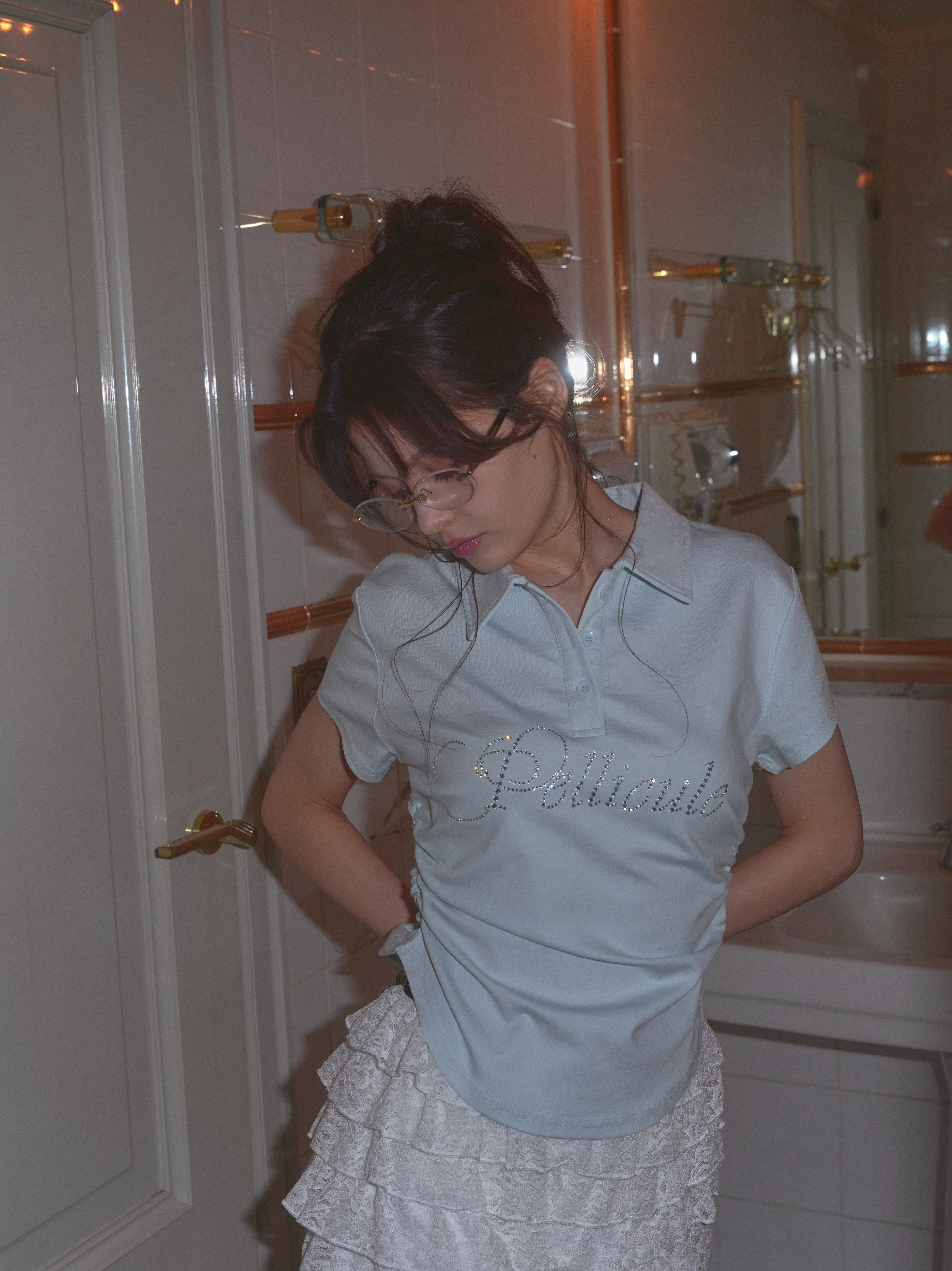 lettering polo T｜PELLICULE | ぺリキュール