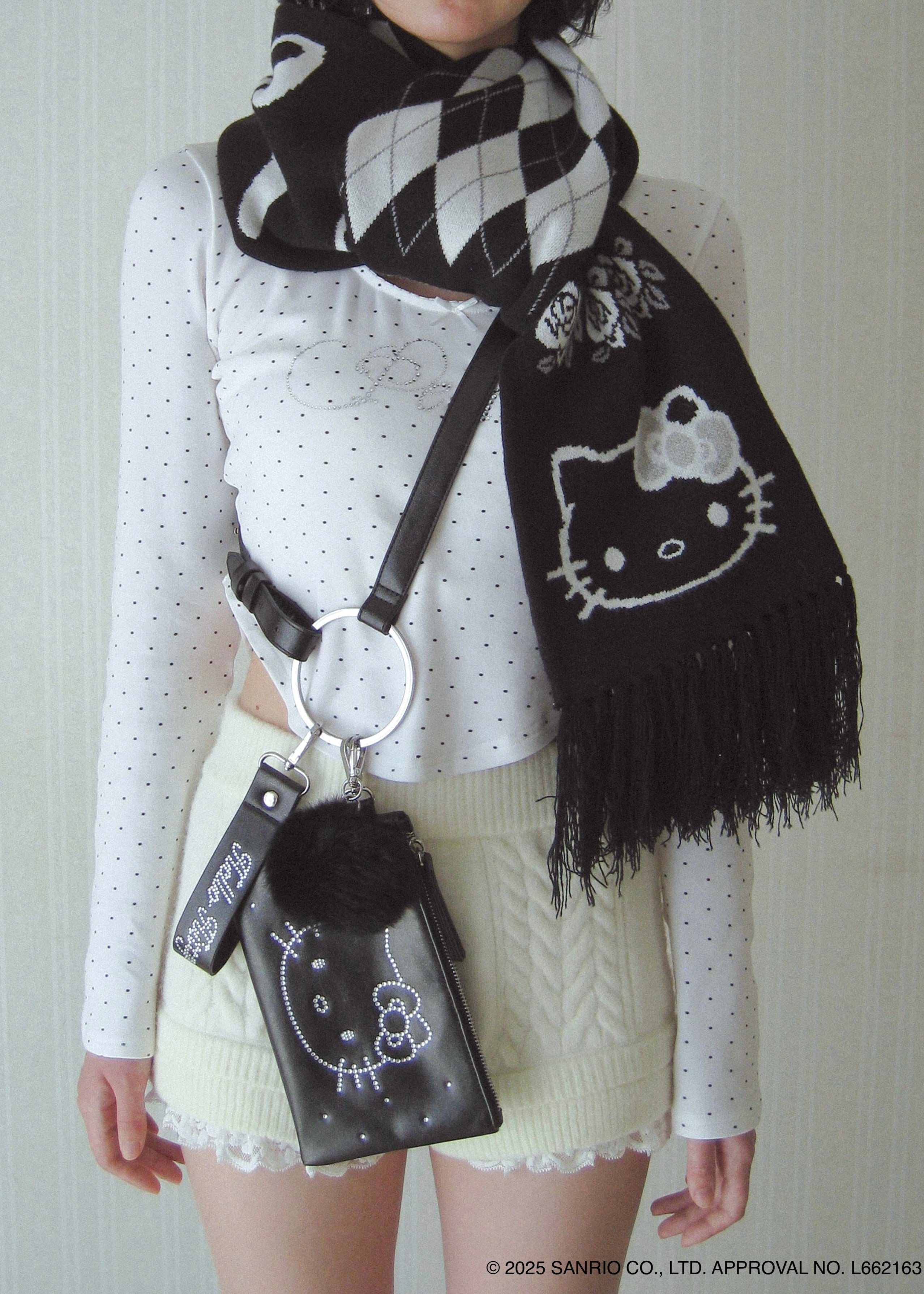 HELLO KITTY charm pouch shoulder｜PELLICULE | ぺリキュール