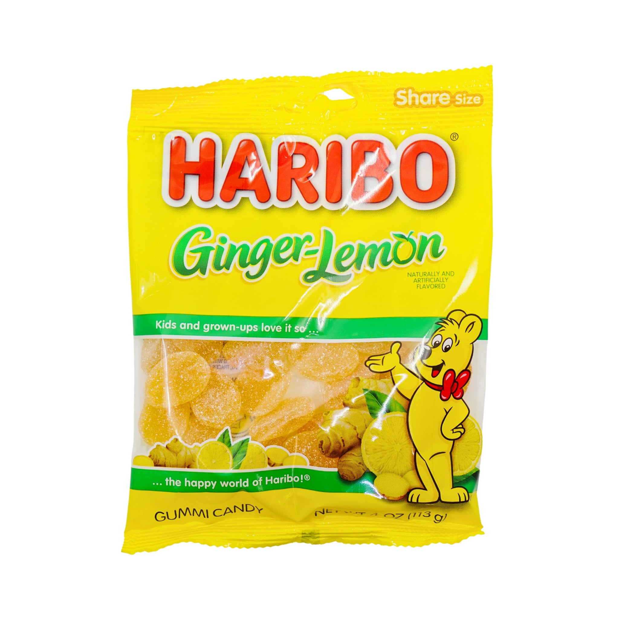 Haribo Lemon Ginger 4 oz Bag 12/cs – Peters Gourmet Market
