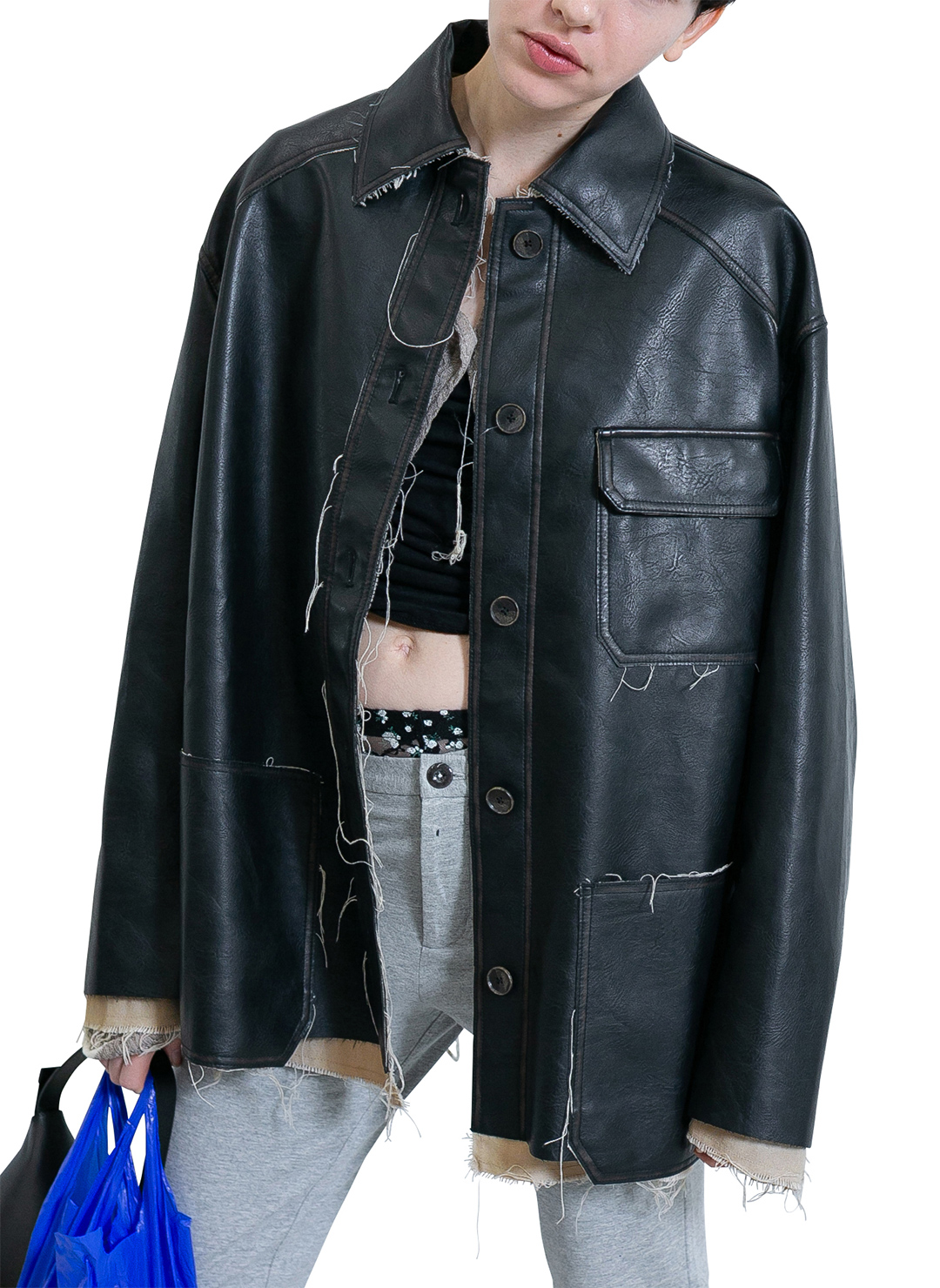 Knit Lace Jagged-hem Skirt/Beige｜PERVERZE | パーバーズの公式