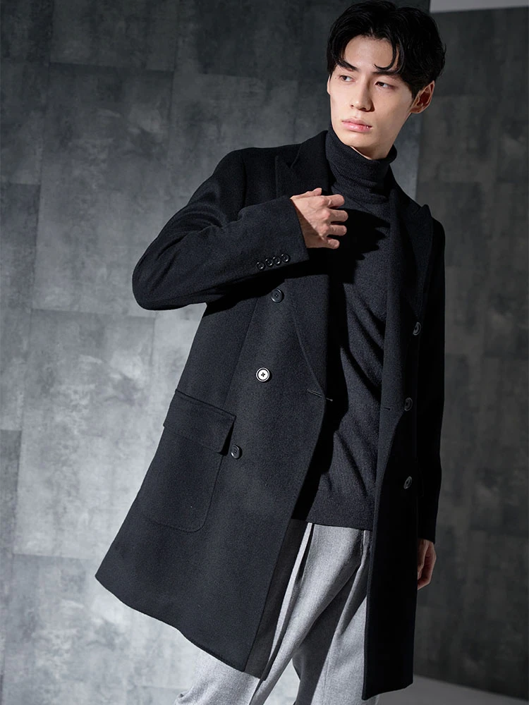 ウール100％の素材が高級感ときちんと感を演出！好印象のチェスター