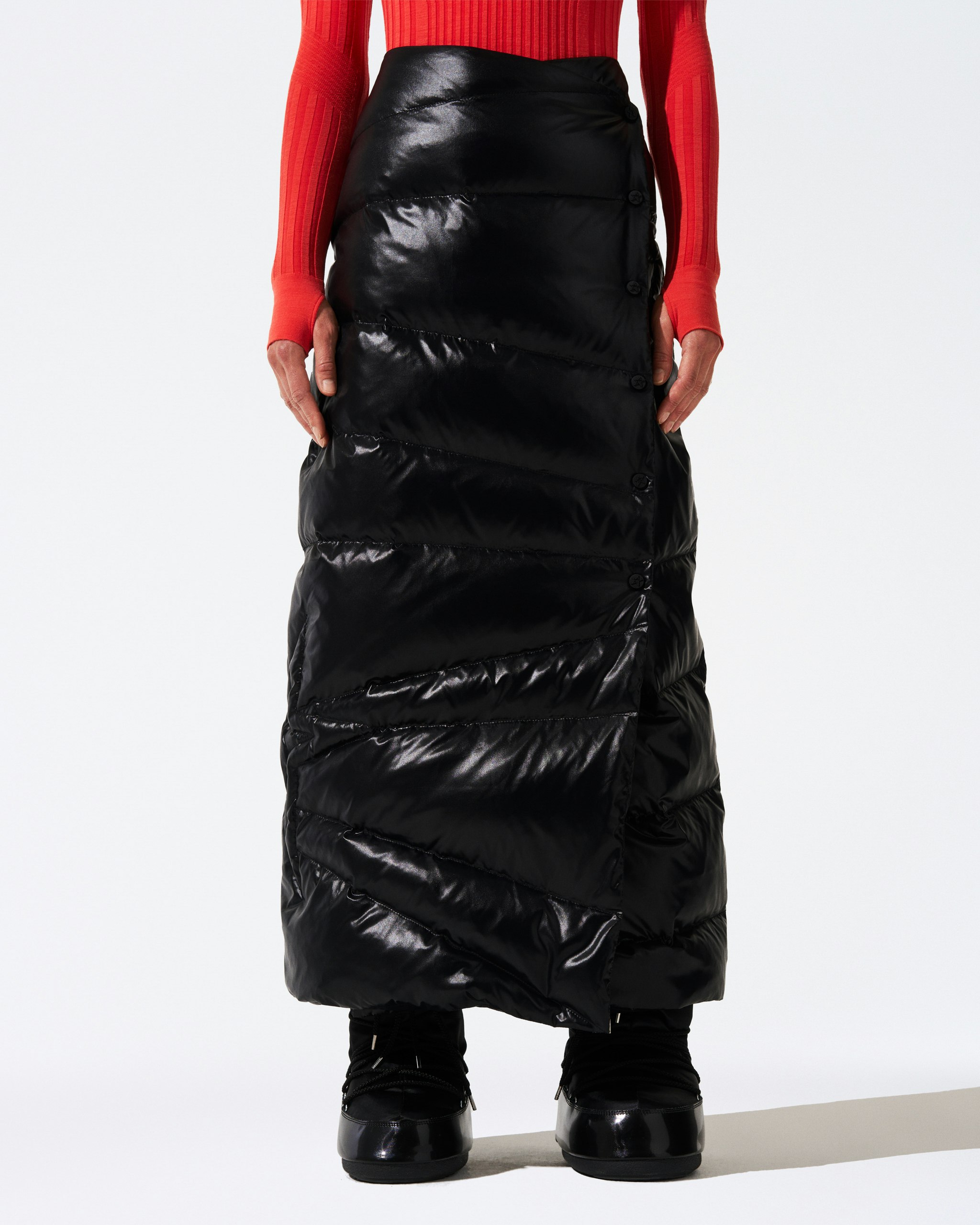 Quilted Maxi Skirt | Perfect Moment