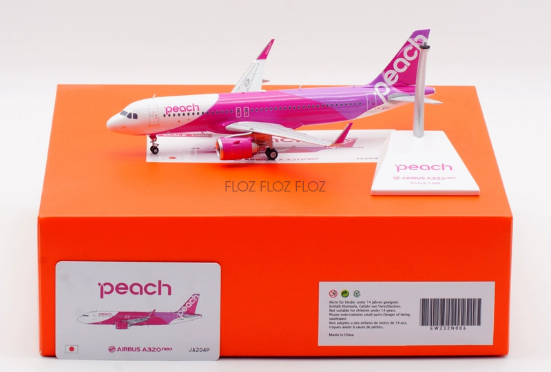 JCwings 1/200 Peach A320neo JA204P 航空機・ヘリコプター JCwings 1
