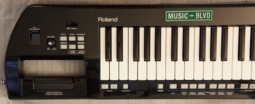 Roland Lucina AX-09 Shoulder Synthesizer (Black Sparkle) - Music
