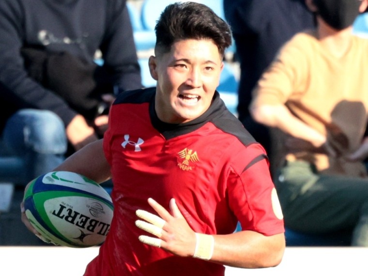 ラグビー - 帝京大学のSO高本幹也、負けない安定感あるゲームメイクで4