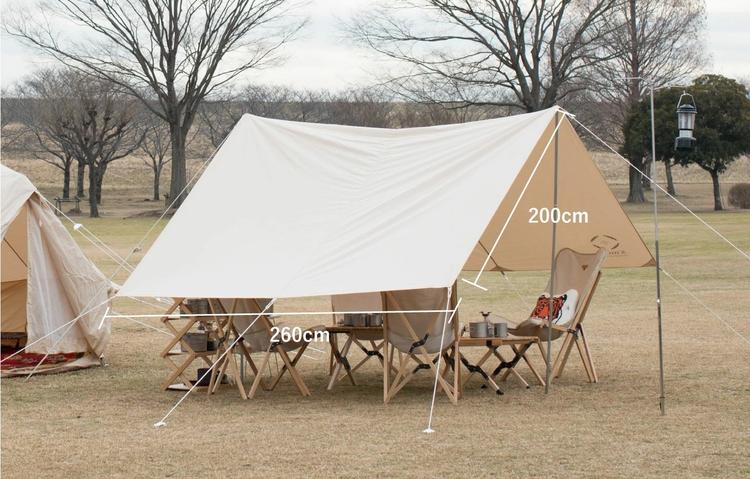 タープレンタル】【S'more(スモア)】ポリコットンレクタタープTarppi R