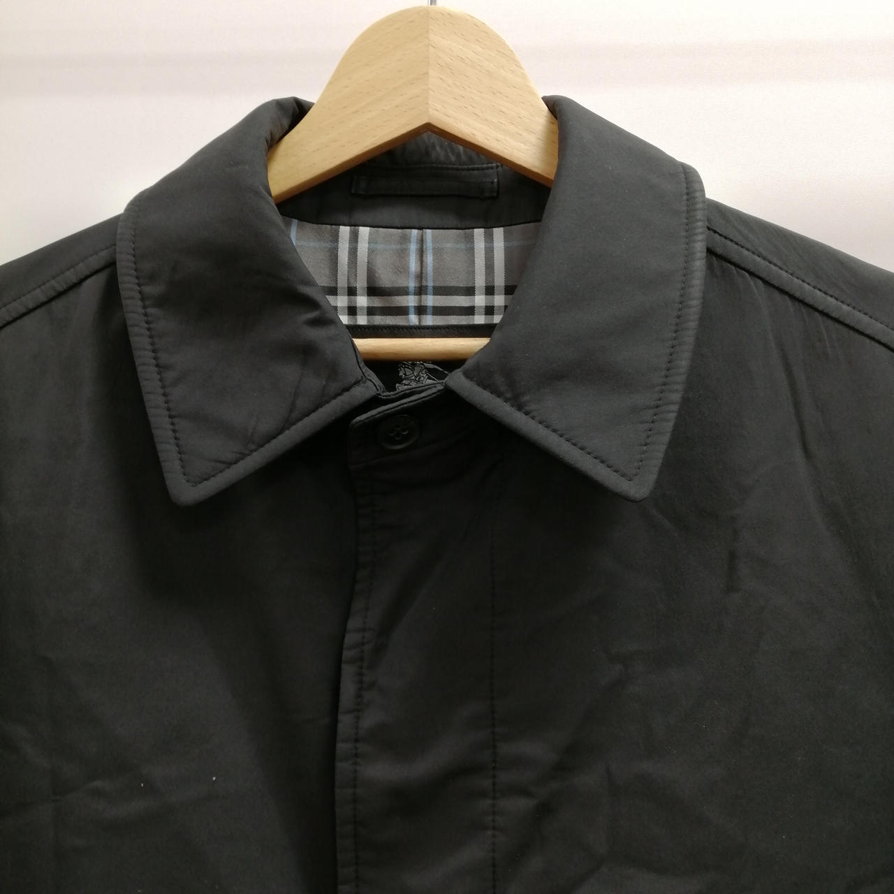 BURBERRY BLACK LABEL|ナイロンステンカラーコート|【ハードオフ公式