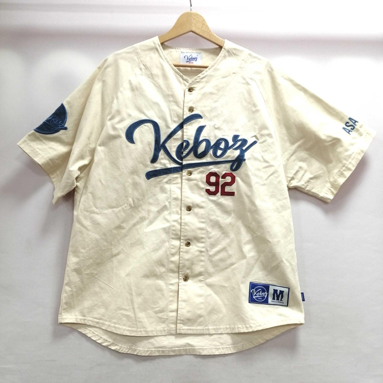 KEBOZ|ロゴ刺繍半袖ベースボールシャツ|【ハードオフ公式通販】オフ