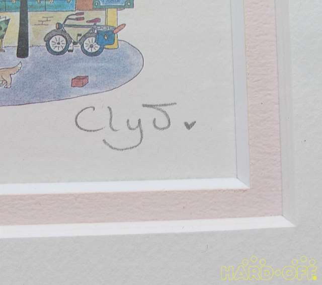 12/16まで値下げ】美品☆限定シリアルナンバー入り版画 クリーブ Clyv