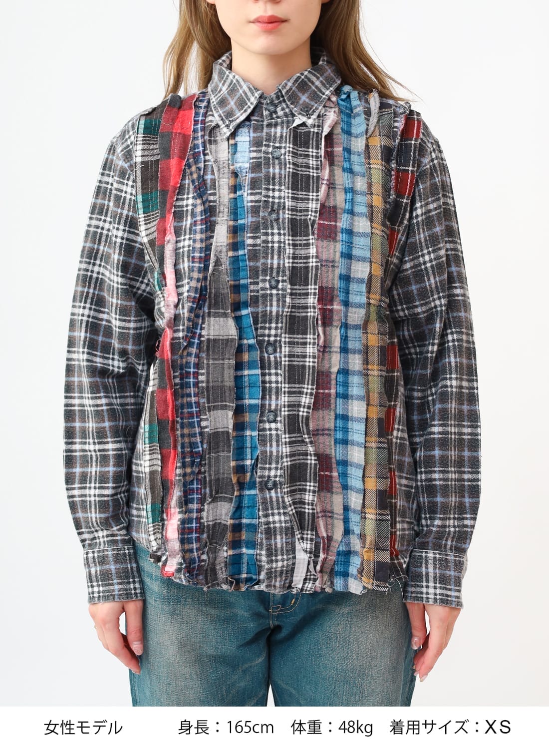 【Rebuild by Needles】リビルドバイニードルス　チェックシャツ② Rebuild by Needles（リビルド バイ ニードルズ）〉別注 Nel Check