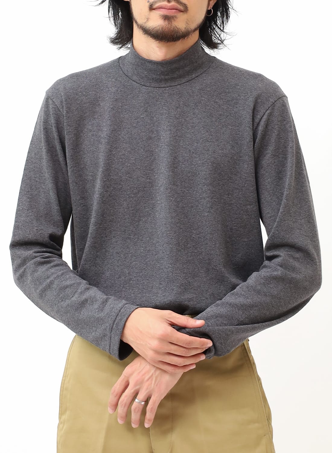 ANATOMICA/TEE MOCK NECK TEE|モックネック Tシャツモックネック T