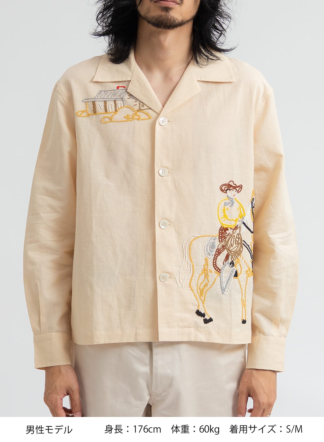 BEADED BUCKAROO LS SHIRT|ビーデッド バッカルー ロングスリーブ