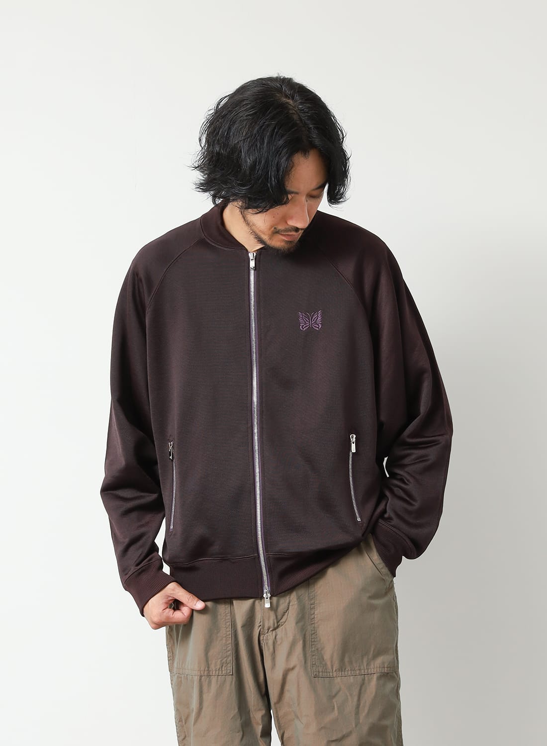 DOLMAN SLEEVE TRACK JACKET - BRIGHT JERSEY|ドルマンスリーブ