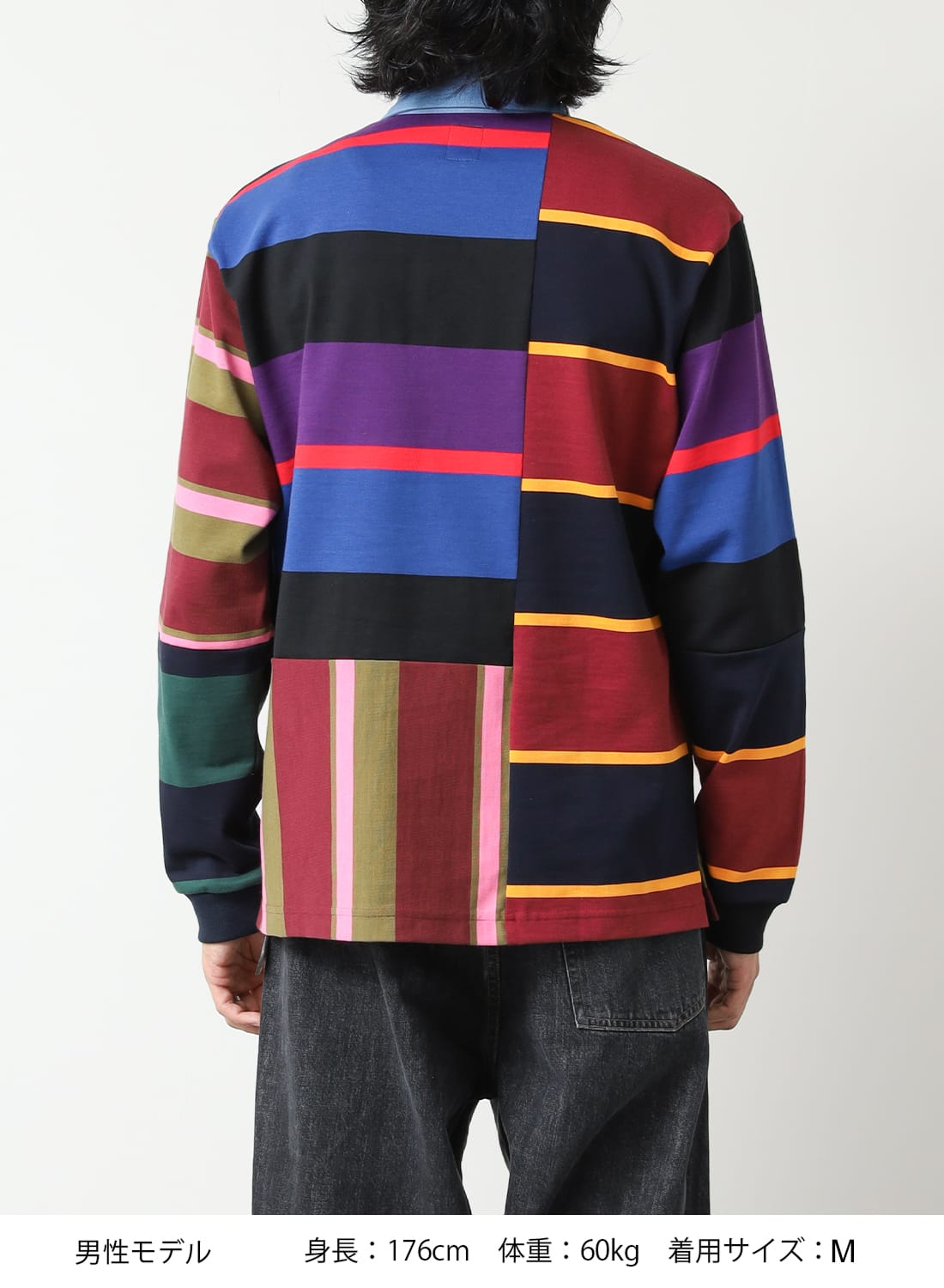 RUGGER SHIRT - COTTON PLAINSTITCH / CRAZY PATTERN B|ラガーシャツ