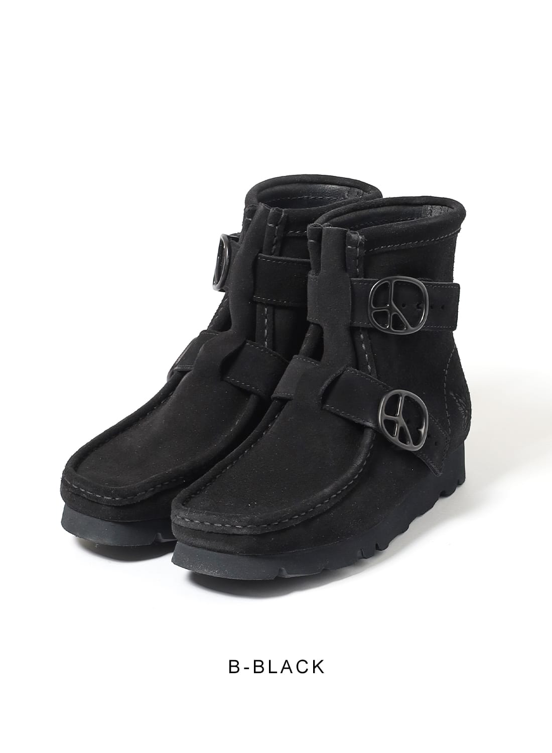 NEEDLES × CLARKS ORIGINALS WALLABEE HI - PEACE BUCKLE |NEEDLES