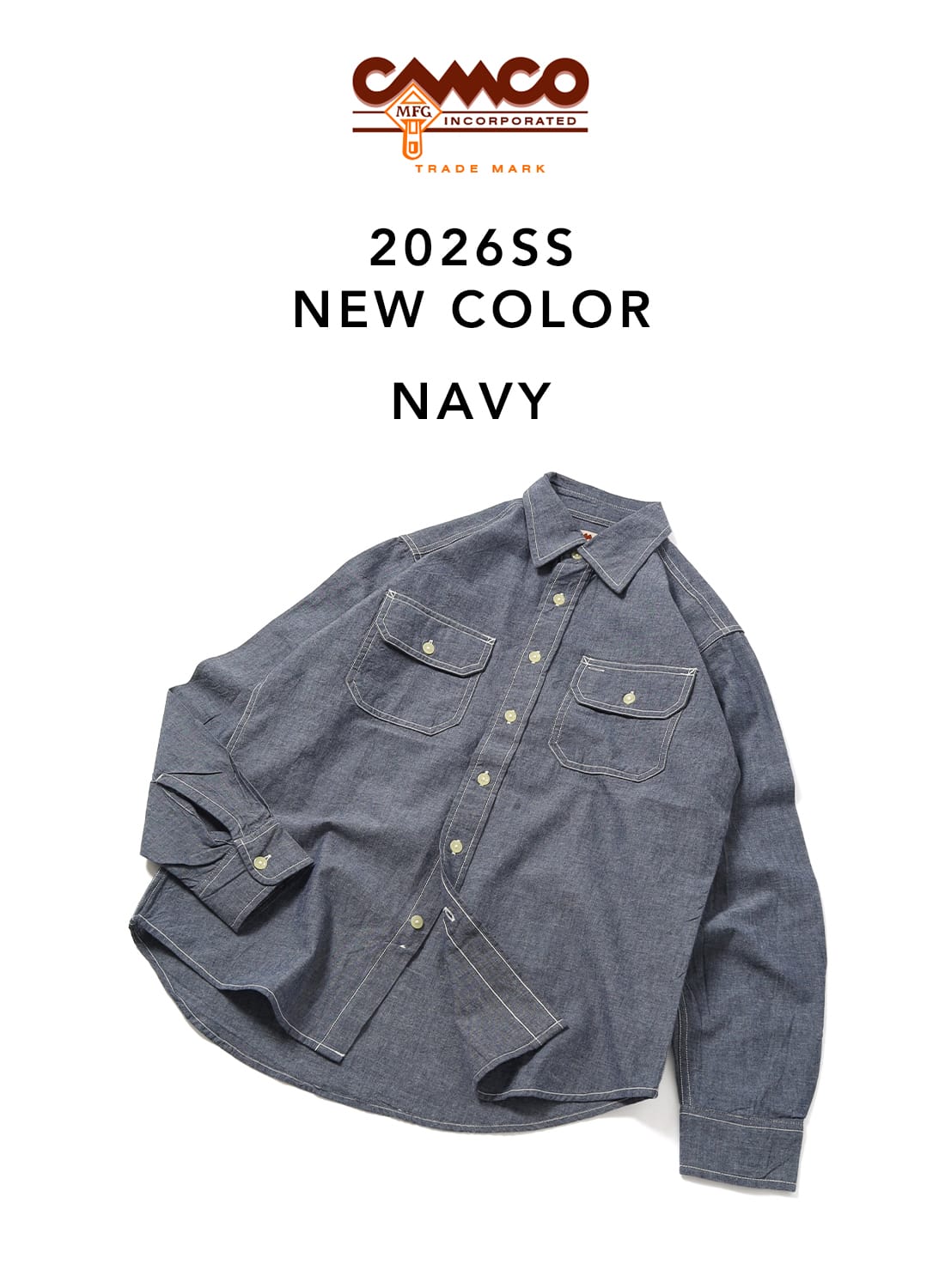 CHAMBRAY SHIRTS|シャンブレーシャツシャンブレーシャツ| MOONLOID