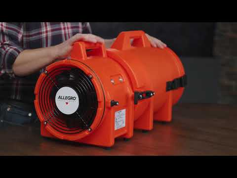 Allegro 8-Inch Confined Space Blower with 25-ft Ducting – PK Safety