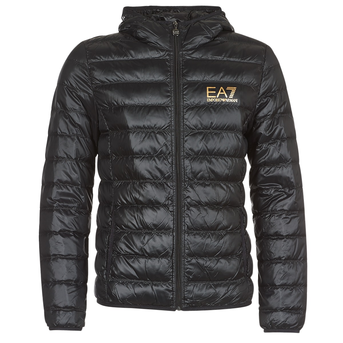 Emporio Armani EA7 TRAIN CORE ID M DOWN LIGHT Black / Gold - Free