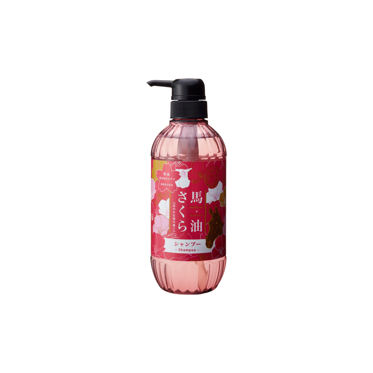 馬油さくらシャンプー 500mL｜【公式】たびさきコスメ - 温泉水を
