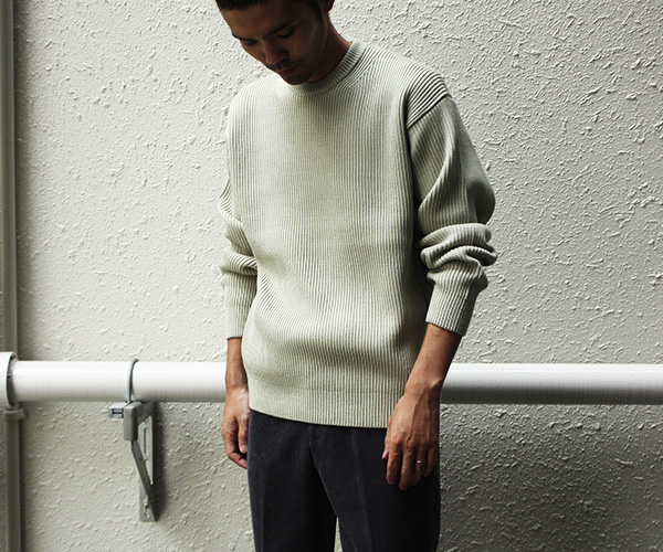 9/13(金)発売 AURALEE “SUPER FINE WOOL RIB KNIT BIG P/O” | andPheb