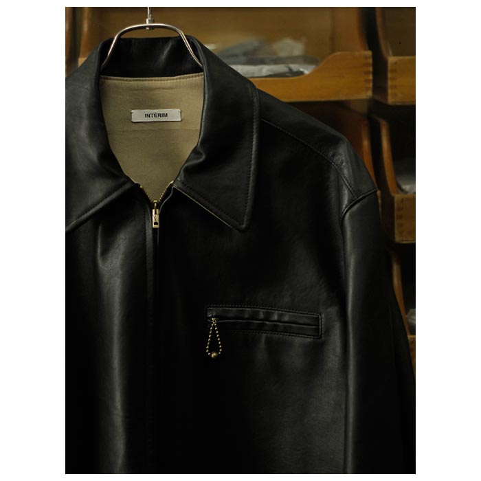 即完売のレザージャケット。1着だけ再入荷。＃interim | andPheb Staff