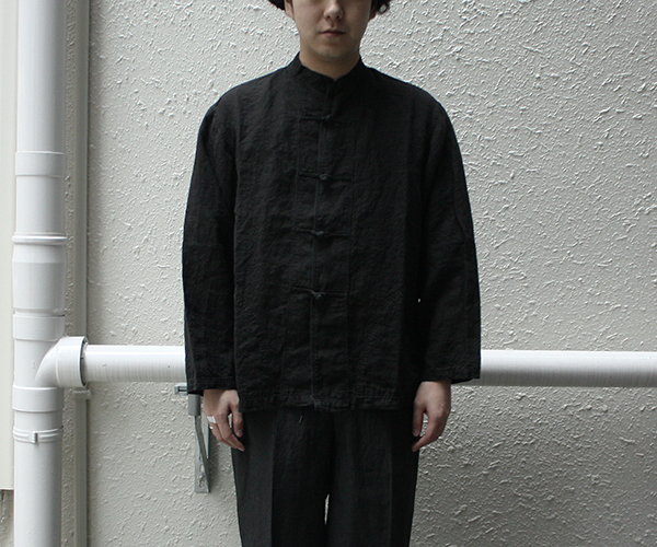 ORSLOW ,KUNG FU JACKET.BLACK LINEN. | andPheb Staff Blog