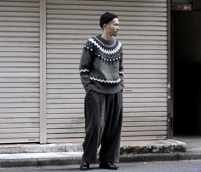 BATONER,モヘアノルディックセーター。今年の冬にも彩りを。 | andPheb