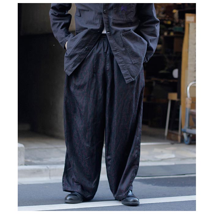 ニードルズ NEEDLES タイニースクエア ジャガード ヒザデルパンツ H.D.